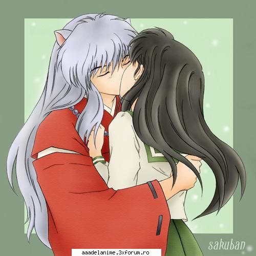 Galerie Inuyasha - Inuyasha&Kagome Kiss - Inuyasha