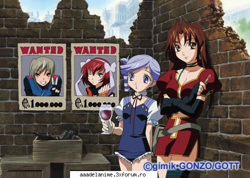 poze din animeul KIDDY GRADE - Eclair-Renee-Corina - Kiddy Grade